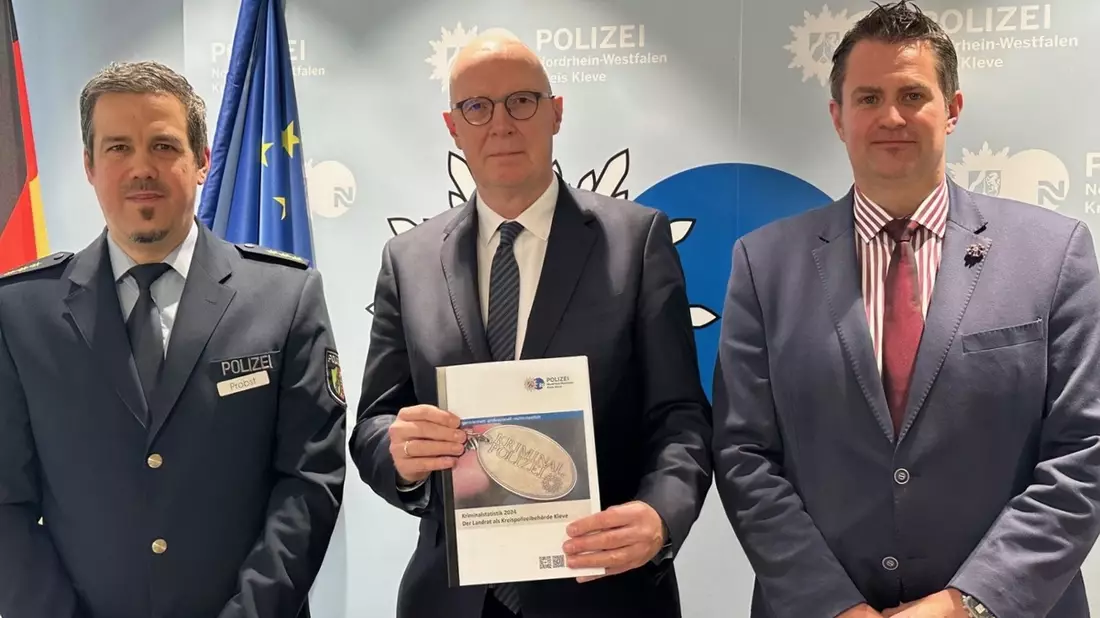 POL-KLE: Kreis Kleve - Jede zweite Straftat wird aufgeklärt! Polizei stellt Kriminalstatistik für 2024 vor - Bild: presseportal.de