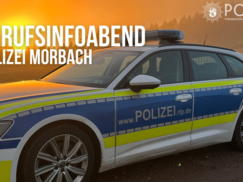 POL-PDTR: Berufsinformationsabend bei der Polizei Morbach - Foto: presseportal.de
