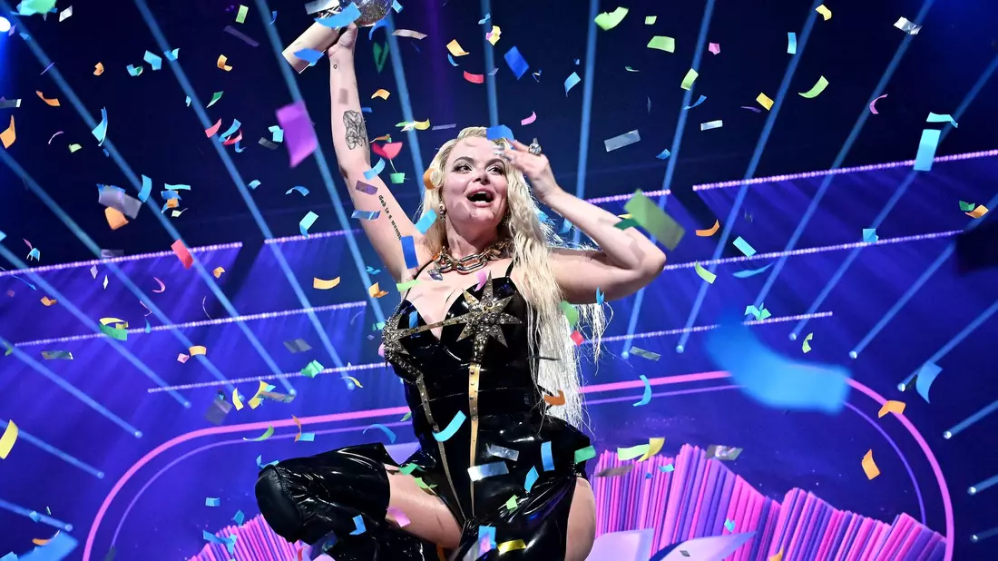 ESC-Teilnehmerin Erika Vikman. - Bild: Jussi Nukari/Lehtikuva/dpa