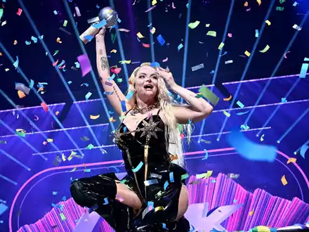 ESC-Teilnehmerin Erika Vikman. - Foto: Jussi Nukari/Lehtikuva/dpa