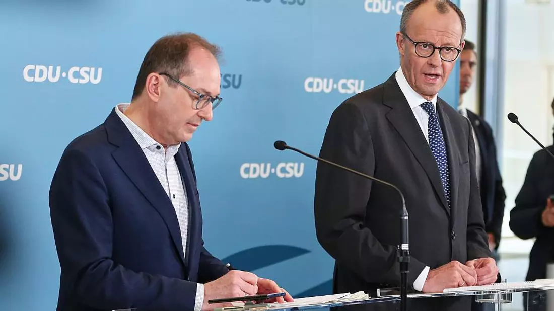 Friedrich Merz und Alexander Dobrindt am 14.03.2025 - Bild: über dts Nachrichtenagentur