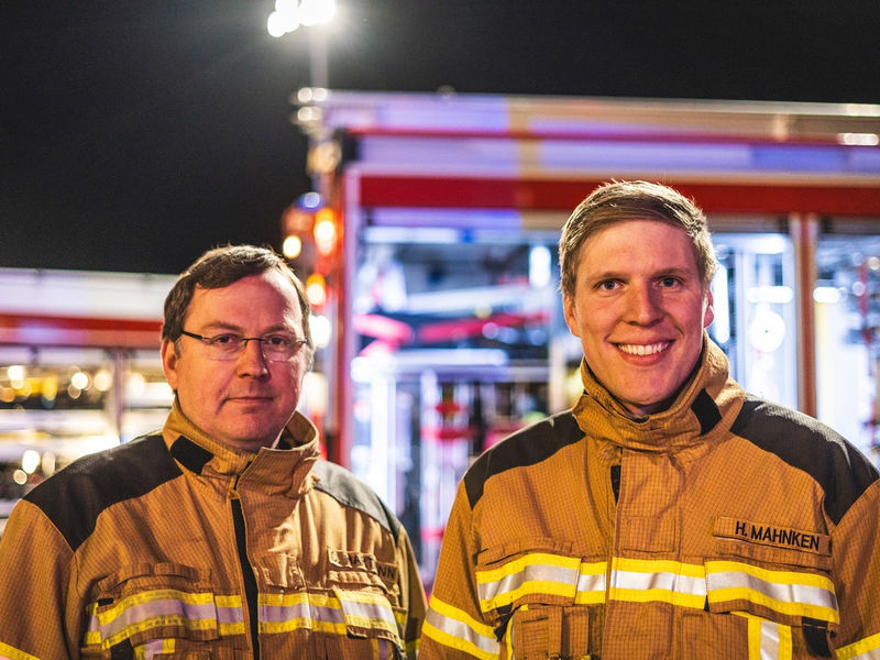 FW Osterholz-Scharm.: Neue Führung der Stadtfeuerwehr - Foto: presseportal.de