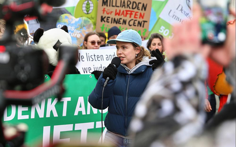 Luisa Neubauer am 13.03.2025 - Foto: über dts Nachrichtenagentur