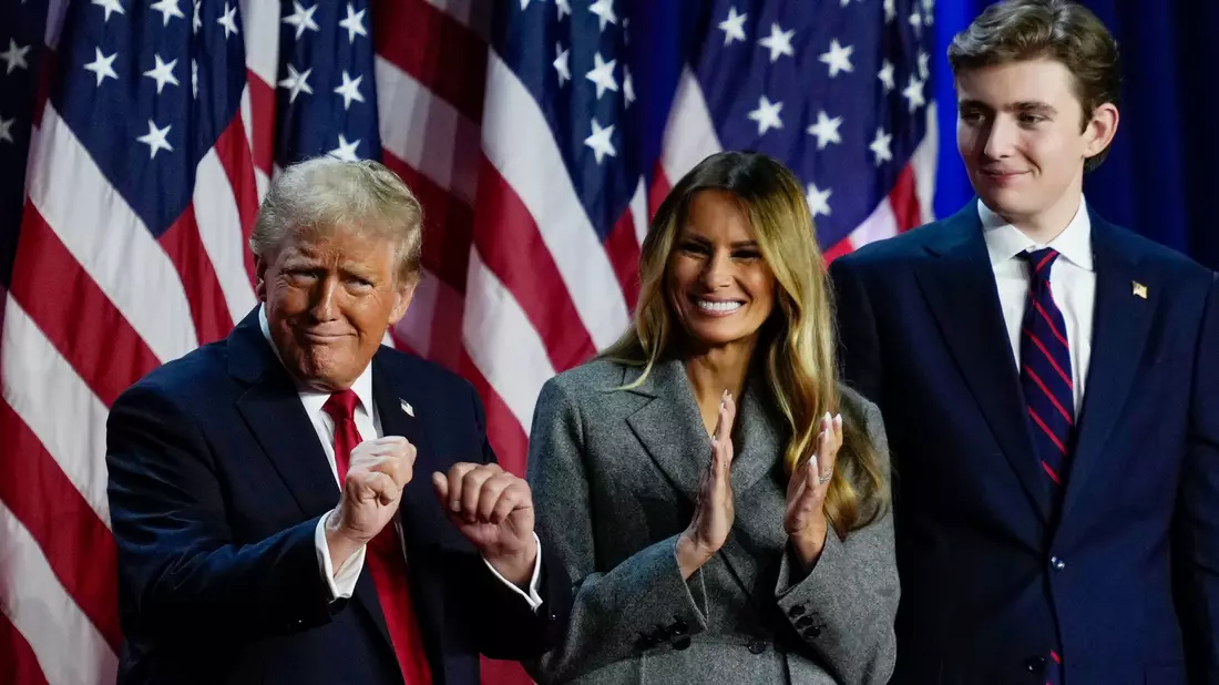 Barron ist das einzige gemeinsame Kind von Donald Trump und First Lady Melania. (Archivbild) - Bild: Julia Demaree Nikhinson/AP