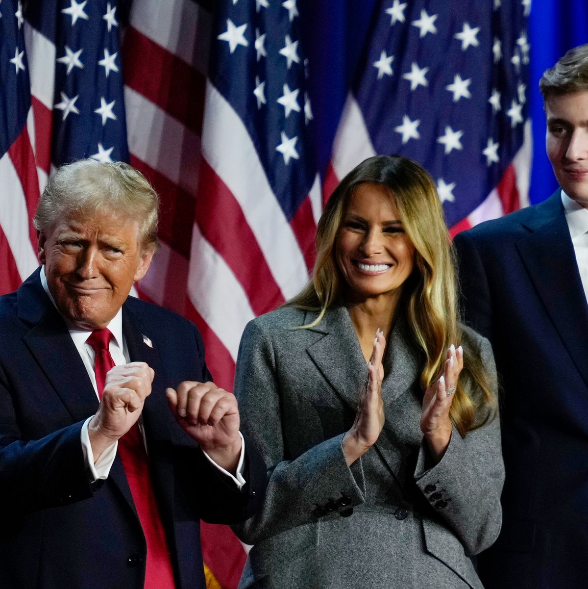 Barron ist das einzige gemeinsame Kind von Donald Trump und First Lady Melania. (Archivbild) - Foto: Julia Demaree Nikhinson/AP