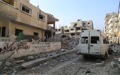 Bei einem israelischen Drohnenangriff in der nördlichen Gaza-Stadt Beit Lahia kamen mindestens neun Palästinenser ums Leben. (Archivbild) - Foto: Abboud/XinHua/dpa