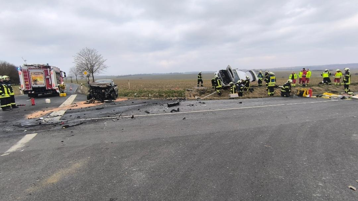 LPI-NDH: Missachtetes Stoppschild fordert einen Verletzten - Foto: presseportal.de