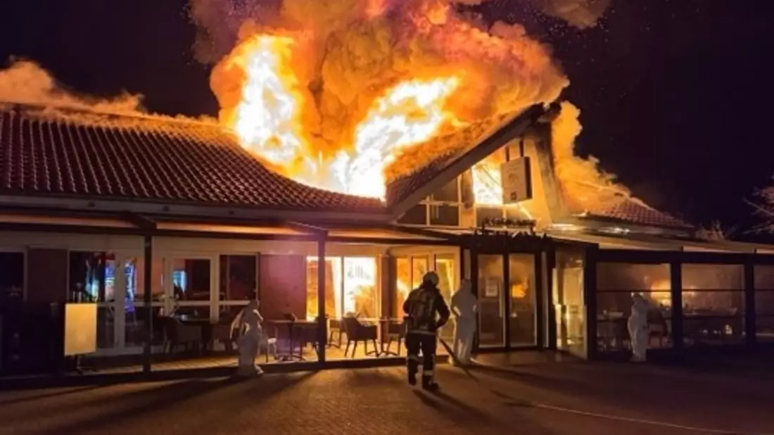 POL-HK: Hodenhagen: Brand eines Restaurants - Bild: presseportal.de