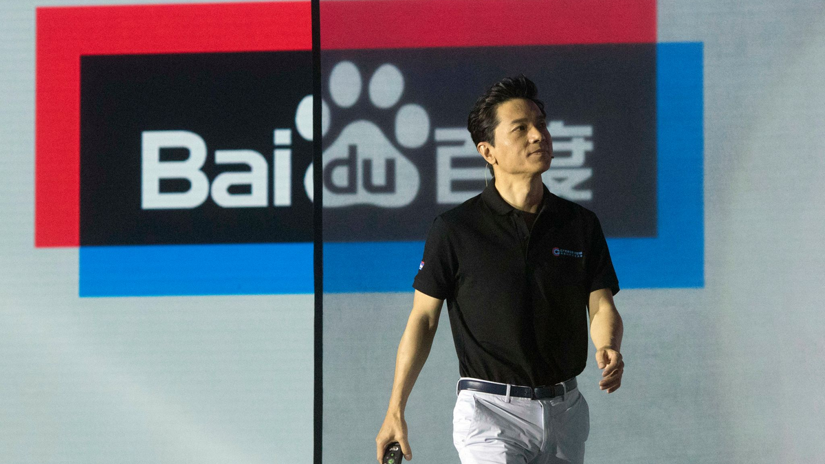 Der Internetkonzern Baidu hat zwei neue KI-Modelle auf den Markt gebracht. - Foto: Ng Han Guan/AP/dpa