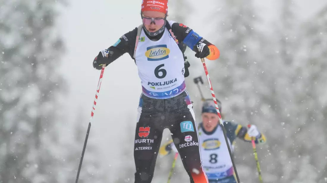 Selina Grotian und Justus Strelow schaffen es im Single-Mixed nicht auf das Podest. - Bild: Marco Todaro/Ipa Sport / Ipa-Age/LiveMedia-IPA/ZUMA Press Wire/dpa