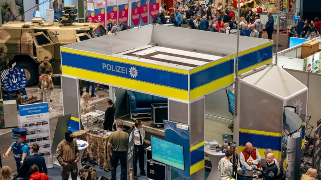 LPD-EF: Erfolgreicher Messeauftritt der Thüringer Polizei auf der Thüringen Ausstellung 2025 - Bild: presseportal.de