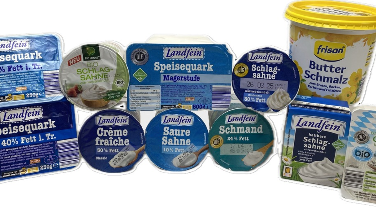 NORMA senkt Mitte März die Preise für Sahne, Schmand und Quark / Nach der großen Butterpreissenkung werden nun weitere Molkereiprodukte um bis zu 12 Prozent im Preis reduziert - Foto: presseportal.de