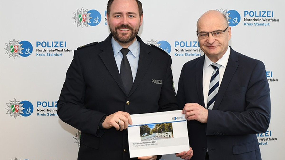 POL-ST: Kreis Steinfurt, Verkehrsunfallbilanz 2024 Zahl der schwerverletzten Verkehrsteilnehmer gesunken, keine tödlichen Unfälle mit Fahrrädern, Unfälle mit E-Scootern gestiegen. - Foto: presseportal.de