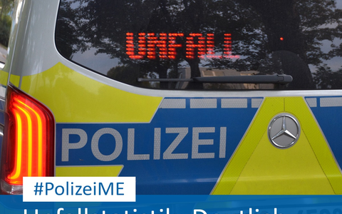 POL-ME: Verkehrsunfallbilanz 2024: Deutlich weniger Schwerverletzte im Kreis Mettmann - 2503068 - Foto: presseportal.de POL-ME: Verkehrsunfallbilanz 2024: Deutlich weniger Schwerverletzte im Kreis Mettmann - 2503068 - Foto: presseportal.de