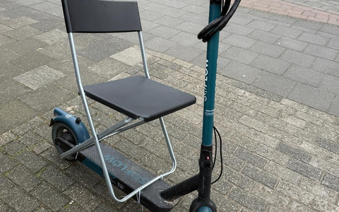 POL-KLE: Geldern - E-Scooter Fahrer wollte es bequem haben und war mit altem Kennzeichen unterwegs: Strafanzeige - Foto: presseportal.de