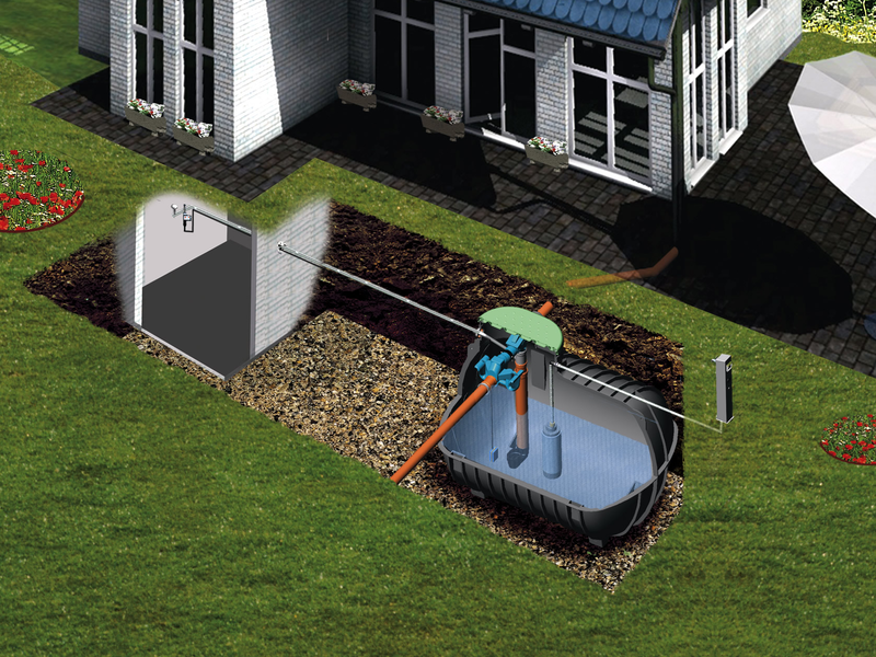 Regenwassernutzung mit Erdspeicher - Foto: IG Ressource Wasser über pressetext.de