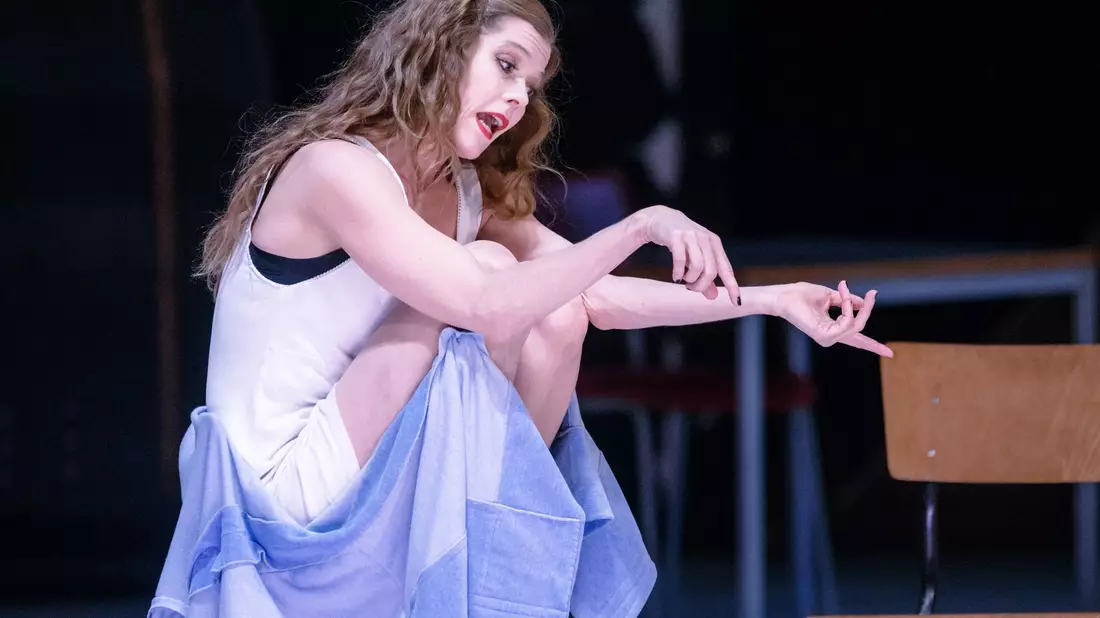 Polarpreisträgerin Barbara Hannigan hier 2017 bei der Operninszenierung «Lulu» in Hamburg. (Archivbild) - Bild: picture alliance / Markus Scholz/dpa