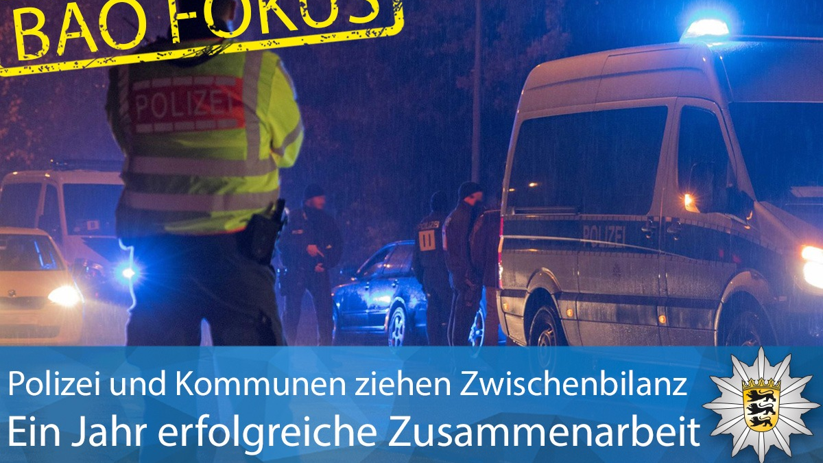 LKA-BW: Seit einem Jahr in engem Schulterschluss gegen subkulturelle Gewaltkriminalität: Polizei und Kommunen ziehen Zwischenbilanz - Foto: presseportal.de