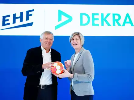 DEKRA baut Handball-Engagement aus: Schiedsrichter-Partner bei EHF EUROs 2026 - Foto: presseportal.de