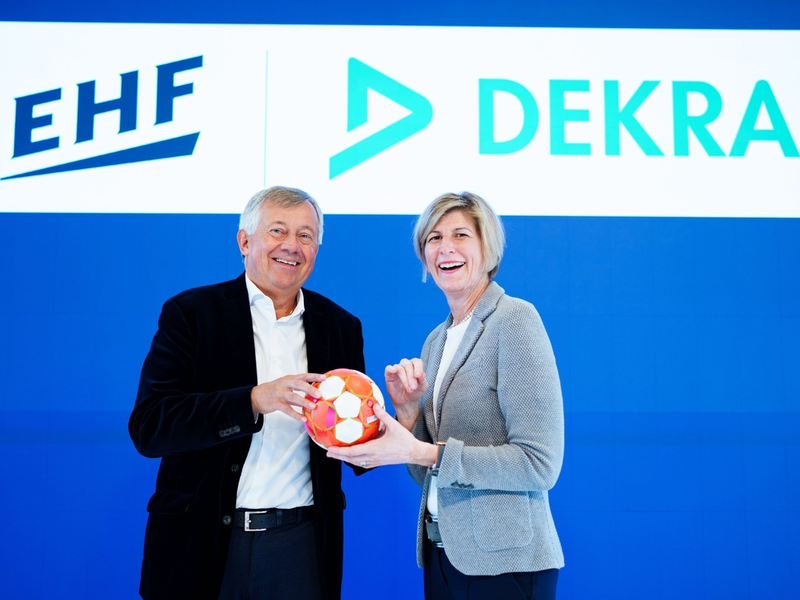 DEKRA baut Handball-Engagement aus: Schiedsrichter-Partner bei EHF EUROs 2026 - Foto: presseportal.de