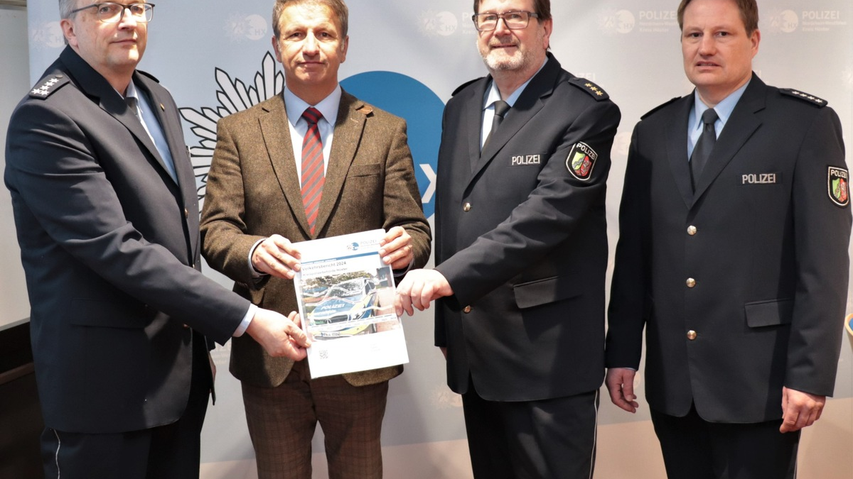 POL-HX: Kinder und Senioren häufiger in Unfälle verwickelt / Kreispolizeibehörde stellt Verkehrsunfallbilanz 2024 für den Kreis Höxter vor - Foto: presseportal.de