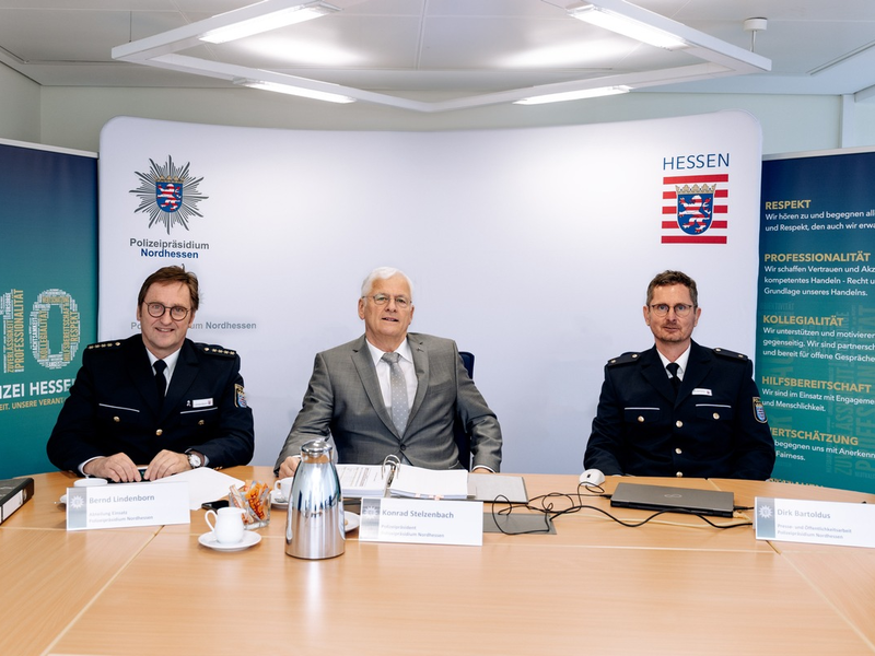POL-KS: Polizeipräsident Konrad Stelzenbach stellt Polizeiliche Kriminalstatistik 2024 für Nordhessen mit besonderer Betrachtung von Stadt und Landkreis Kassel vor - Foto: presseportal.de