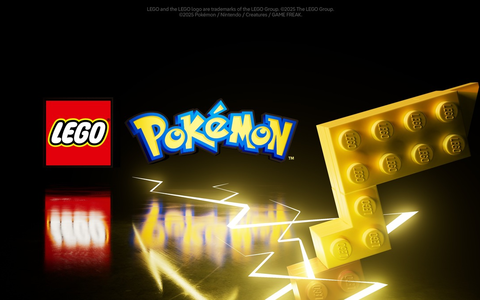Die LEGO Gruppe und The Pokémon Company International arbeiten zusammen, um die Welt von Pokémon Stein für Stein zum Leben zu erwecken - Foto: presseportal.de
