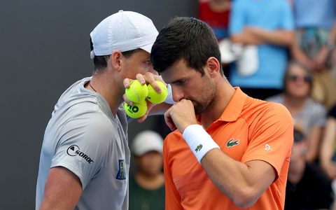 Initiierten gemeinsam die Spielergewerkschaft PTPA: Vasek Pospisil (l) und Novak Djokovic. - Foto: Kelly Barnes/AP/dpa
