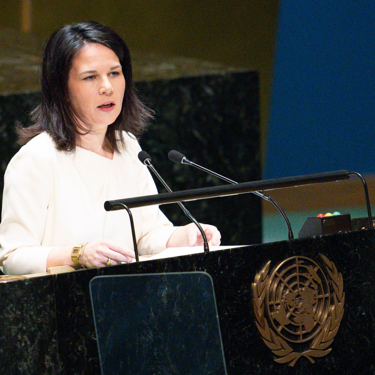 Baerbock soll Präsidentin der UN-Generalversammlung werden - Foto: Mary Altaffer/AP/dpa