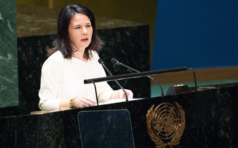 Baerbock soll Präsidentin der UN-Generalversammlung werden - Foto: Mary Altaffer/AP/dpa