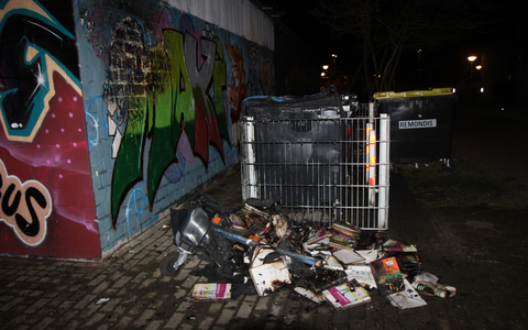 POL-COE: Coesfeld, Schulzentrum/ Müllcontainer brennen - Foto: presseportal.de
