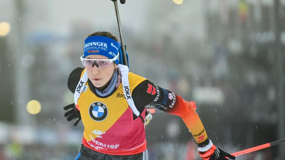 WM-Gold hat Franziska Preuß schon, jetzt soll es auch bei Olympia klappen. (Archivfoto) - Bild: Martin Schutt/dpa