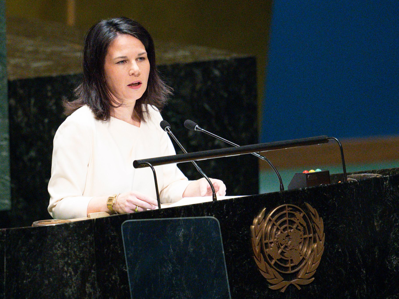 Baerbock soll Präsidentin der UN-Generalversammlung werden (Archivbild). - Foto: Mary Altaffer/AP/dpa