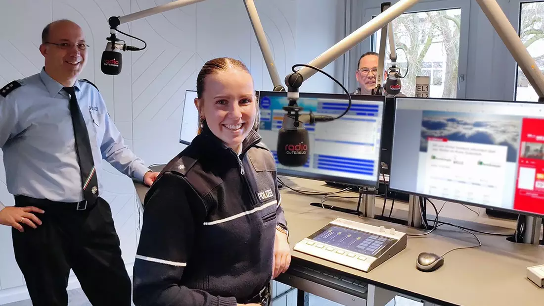POL-GT: Frag die Polizei/ Gemeinsames Radioformat mit Radio Gütersloh zum Thema Voraussetzungen und Einstieg in den Polizeiberuf - Bild: presseportal.de