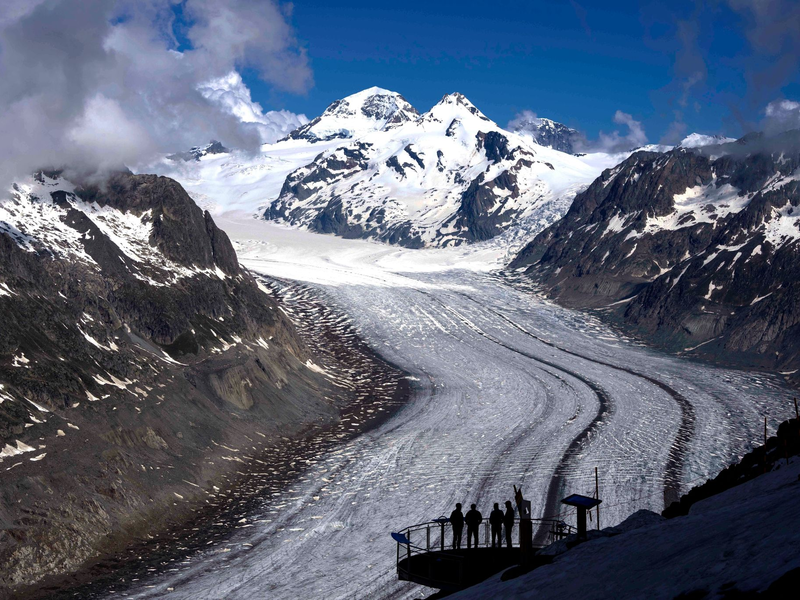 Die Gletscher schwinden wegen der Klimaerwärmung rasant (Archivbild) - Foto: Matthias Schrader/AP
