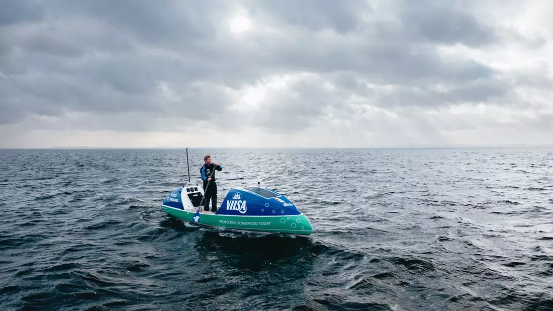 6000 km mit dem Stand-up-Paddleboard alleine und ohne Begleitung über den Atlantik: Michael Walther setzt ein Zeichen für Klimaschutz und Veränderung - Bild: presseportal.de