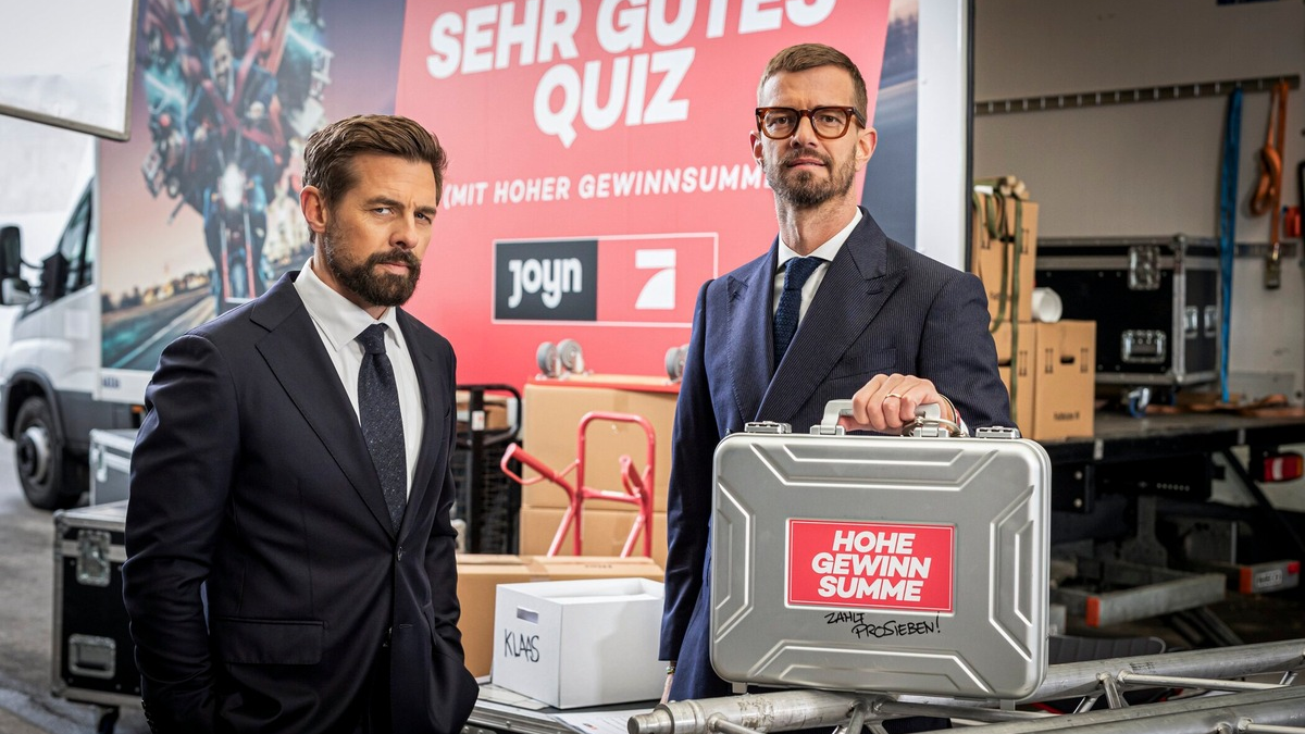 Joko Winterscheidt Klaas Heufer-Umlauf Ein sehr gutes Quiz (mit hoher Gewinnsumme) - Foto: Joyn/Benedikt Müller, presseportal.de
