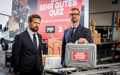 Joko Winterscheidt Klaas Heufer-Umlauf Ein sehr gutes Quiz (mit hoher Gewinnsumme) - Foto: Joyn/Benedikt Müller, presseportal.de