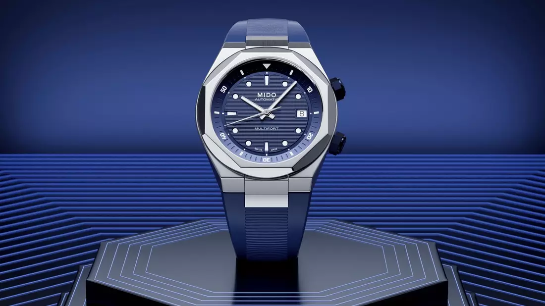 Die neue Mido Multifort 8 Two Crowns / Eine Kombination aus Geometrie und Technologie - Bild: presseportal.de