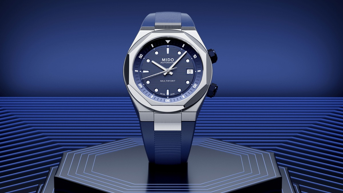Die neue Mido Multifort 8 Two Crowns / Eine Kombination aus Geometrie und Technologie - Foto: presseportal.de