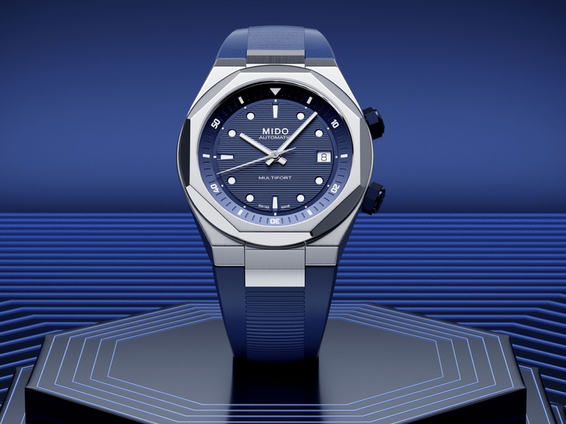 Die neue Mido Multifort 8 Two Crowns / Eine Kombination aus Geometrie und Technologie - Foto: presseportal.de