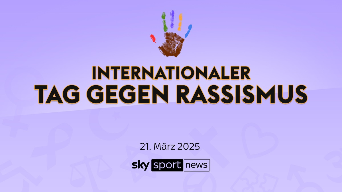 Internationaler Tag gegen Rassismus: Der große Thementag am Freitag auf Sky Sport News - Foto: presseportal.de