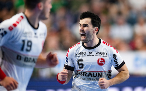 Erik Balenciaga und die MT Melsungen spielten beim HSV Hamburg. - Foto: Marius Becker/dpa