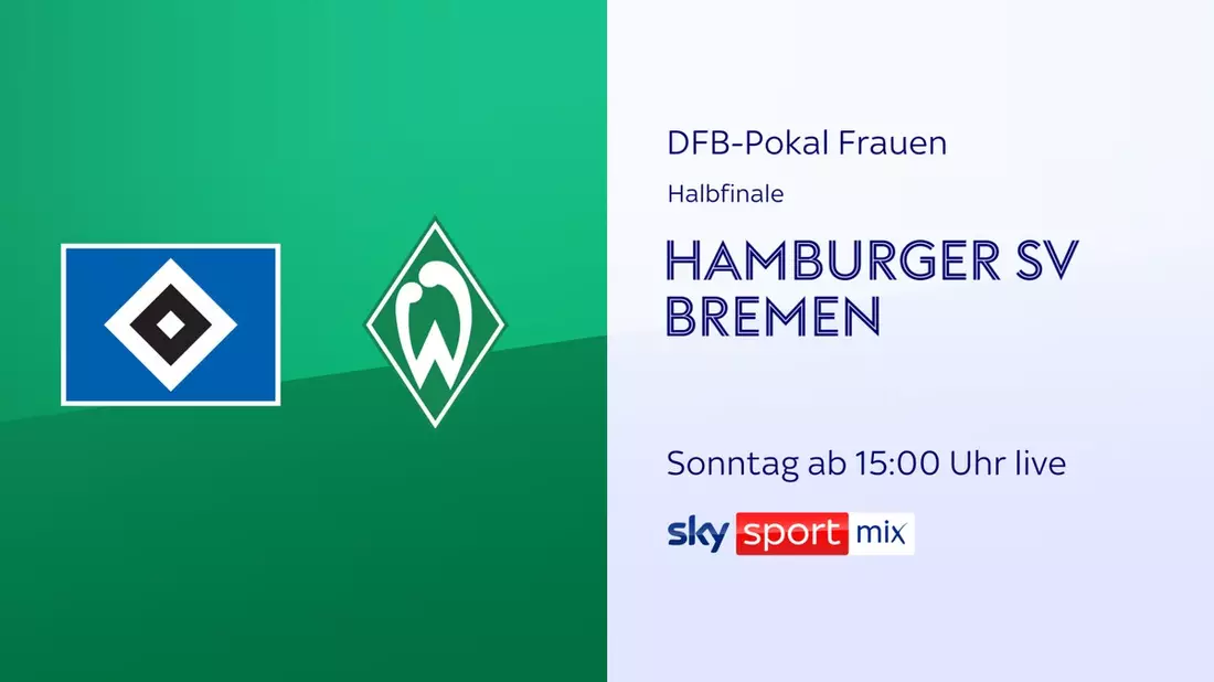 Das Rekordspiel des deutschen Frauenfußballs vor 57.000 Fans im ausverkauften Volksparkstadion am Sonntag live bei Sky Sport - Bild: presseportal.de