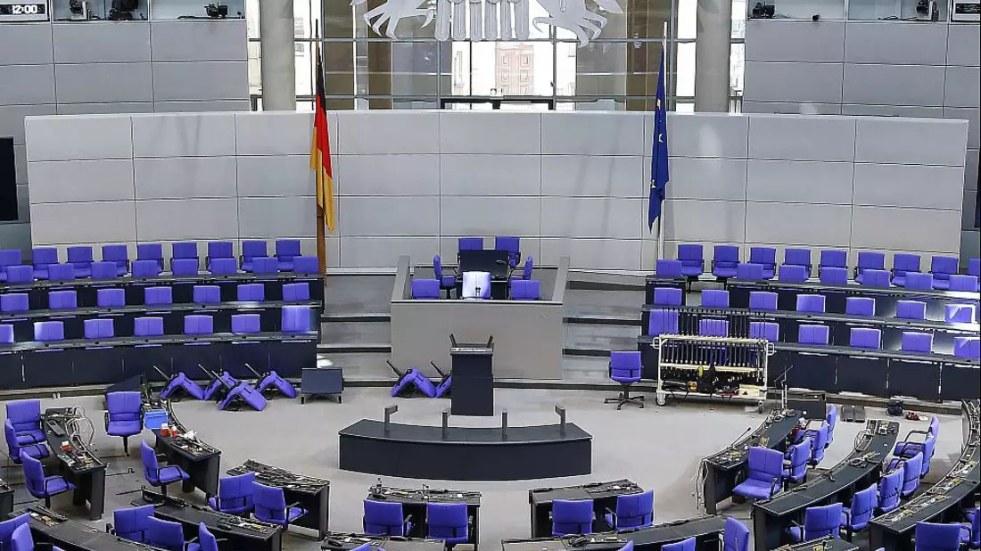 Umbauarbeiten im Bundestag am 19.03.2025 - Bild: über dts Nachrichtenagentur
