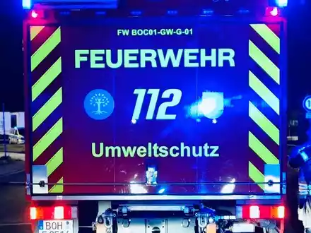 FW Bocholt: Einsatz im Industriepark Mussum: Unklarer Stoff entpuppt sich als unkritisches Material - Foto: presseportal.de