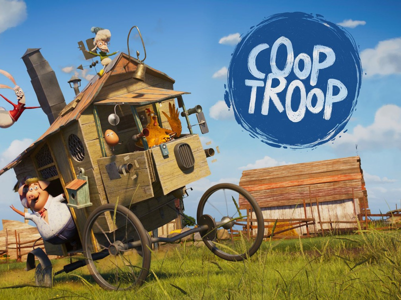 Coop Troop- Tierisch-turbulente Truppe feiert Premiere / Neue 3D-Animationsserie ab 25. März 2025 bei KiKA - Foto: presseportal.de