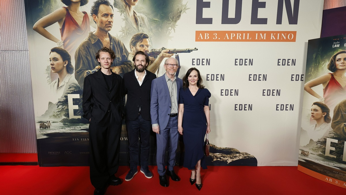 Ein Abend voller Geheimnisse und Emotionen: Ron Howard & Felix Kammerer stellen EDEN beim Special Screening in Berlin vor - Foto: presseportal.de