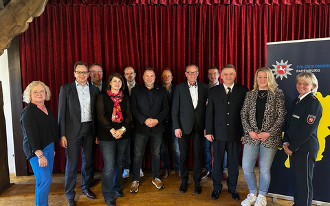 POL-EL: Sögel - Amtseinführung von Klaus Dierkes als Leiter der Polizeistation Hümmling-Sögel - Foto: presseportal.de