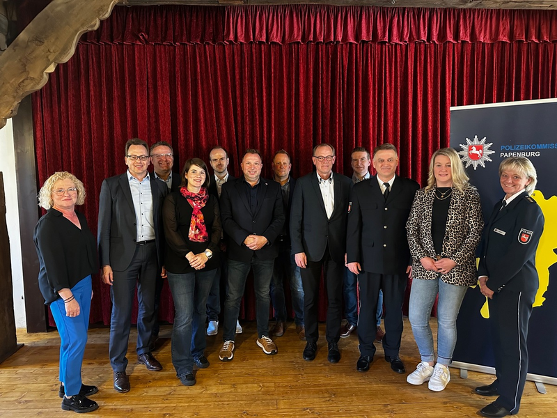 POL-EL: Sögel - Amtseinführung von Klaus Dierkes als Leiter der Polizeistation Hümmling-Sögel - Foto: presseportal.de